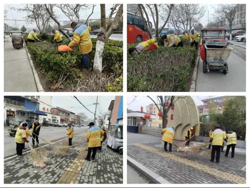 简篇-【深化工作落实年】春季净城护蓝天 精细保洁提质效 图片