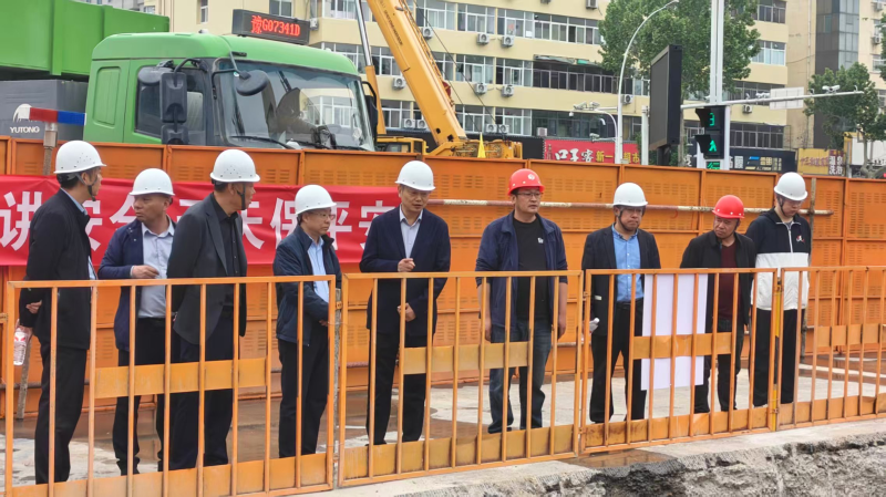 市城管局督导检查东干桥雨水泵站排水管道改造项目 全力筑牢汛期安全防线